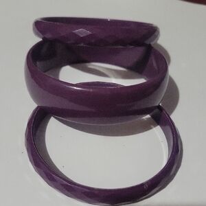 Vintage Purple Bangle Set